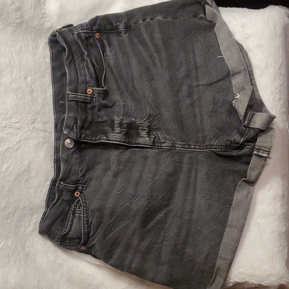 American Eagle Black Denim Shorts W10
